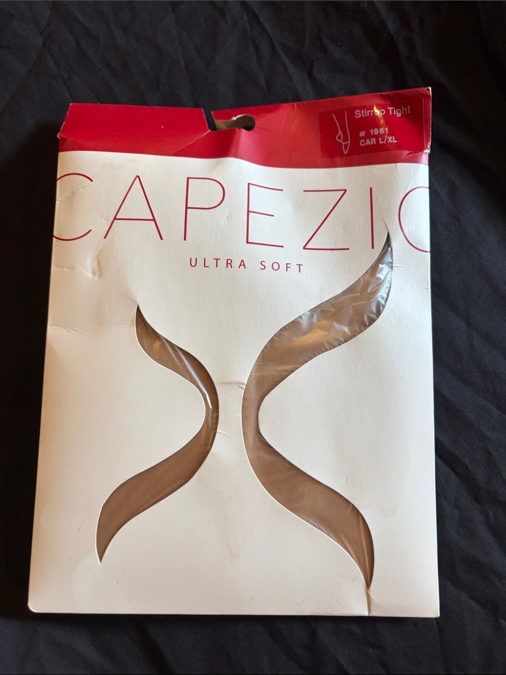 Capezio Ultra Soft Stirrup Dance Tights in Caramel L/XL
